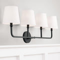 2-Light Matte Black Vanity B567956