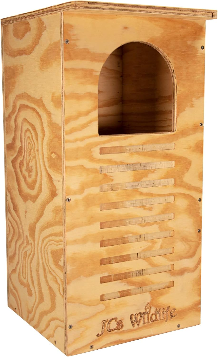 Barred Owl Nesting Box with Mounting Hardware and Pine Shavings A978269