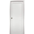 White Pocket Door 36 x 80 with Frames O9166