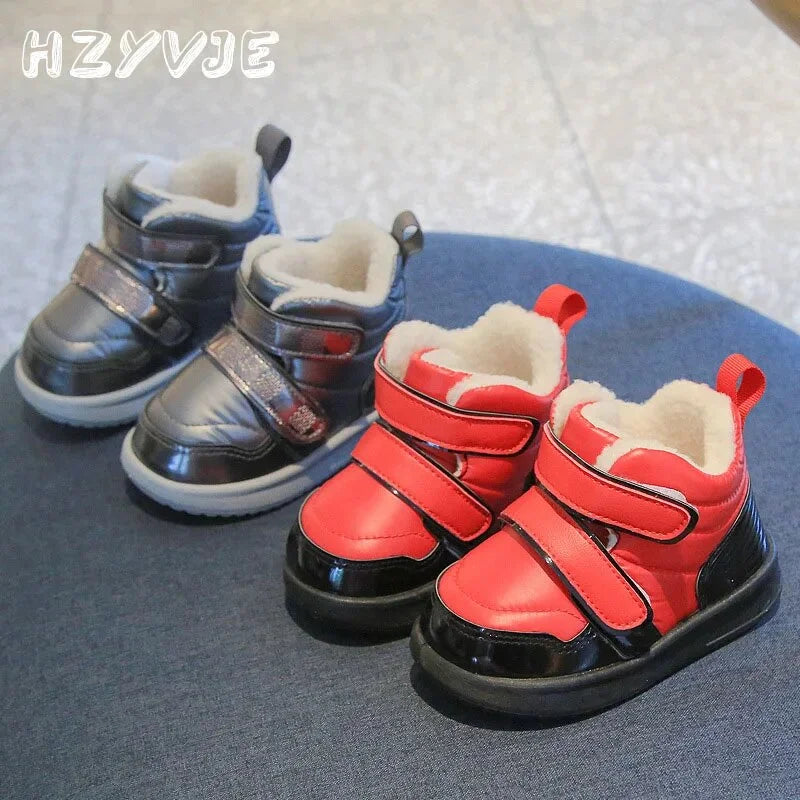 Silvery White Non Slip Warm Snow Boots U689336