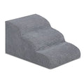 2 Steps High Density Foam Waterproof Pet Stairs with Removable Washable Cover O8353