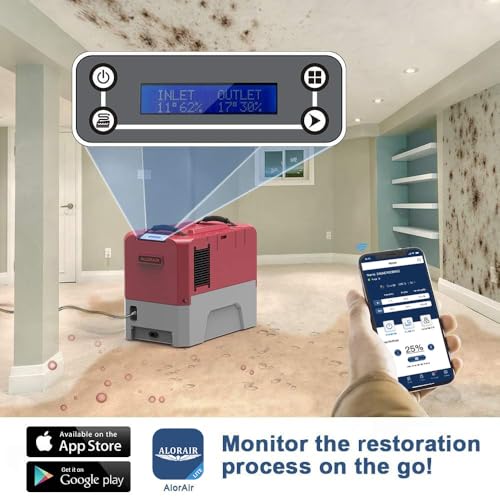 Commercial Dehumidifier with Pump, 180 PPD W537177