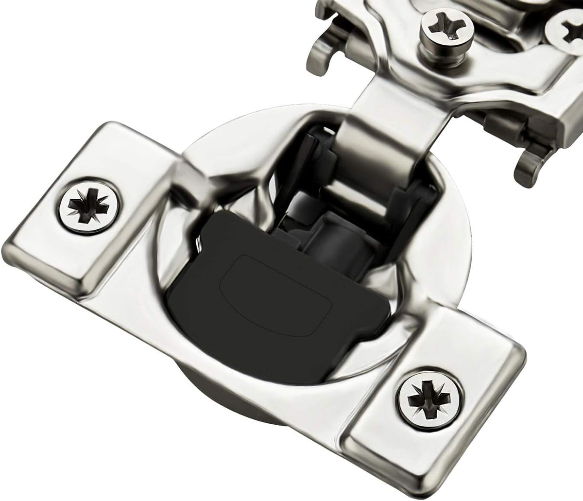 52 Pack 1/2 inch Soft Close Satin Nickel Stainless Steel Cabinet Hinges N1282