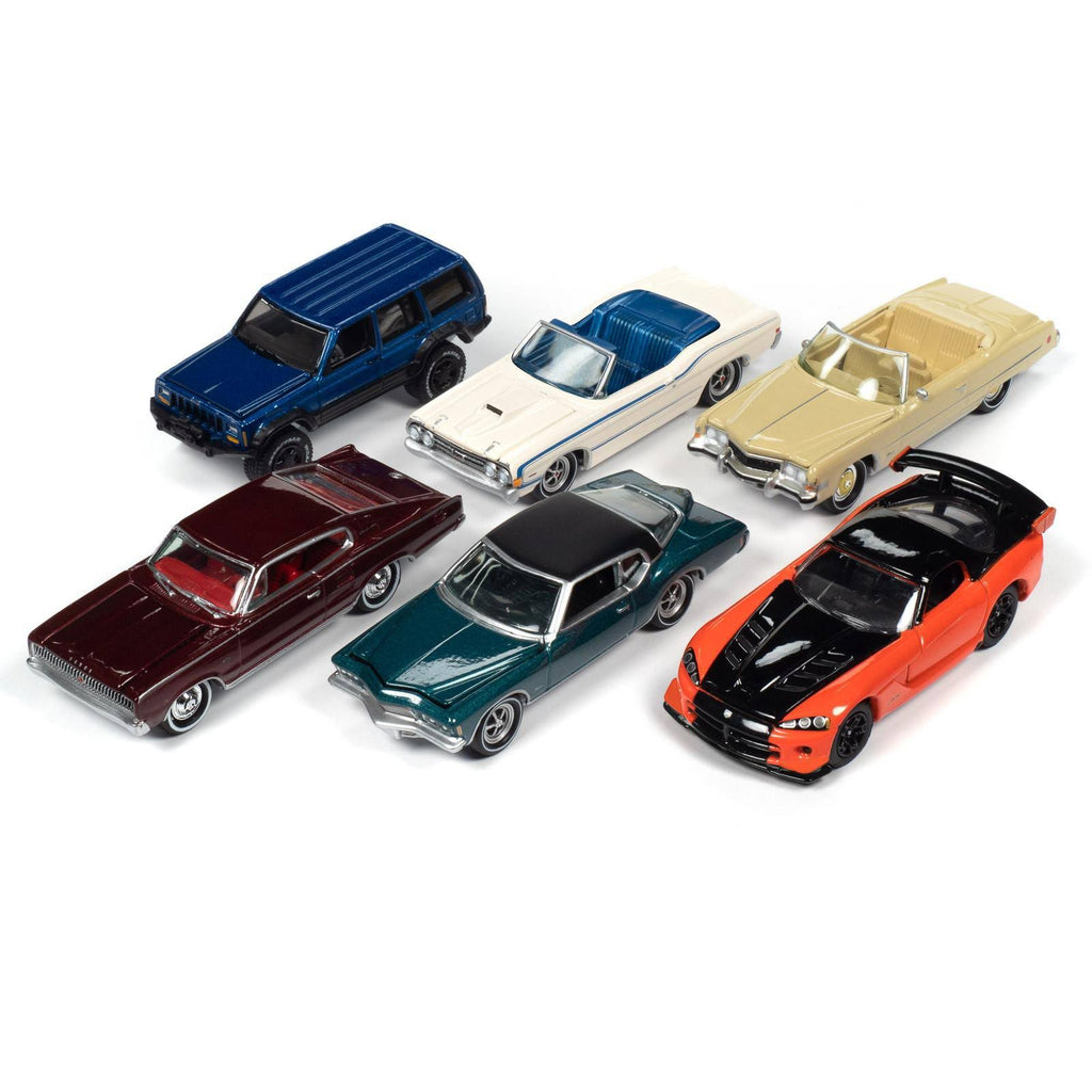 Set A of 6 Cars 1/64 Diecast Model Cars H337