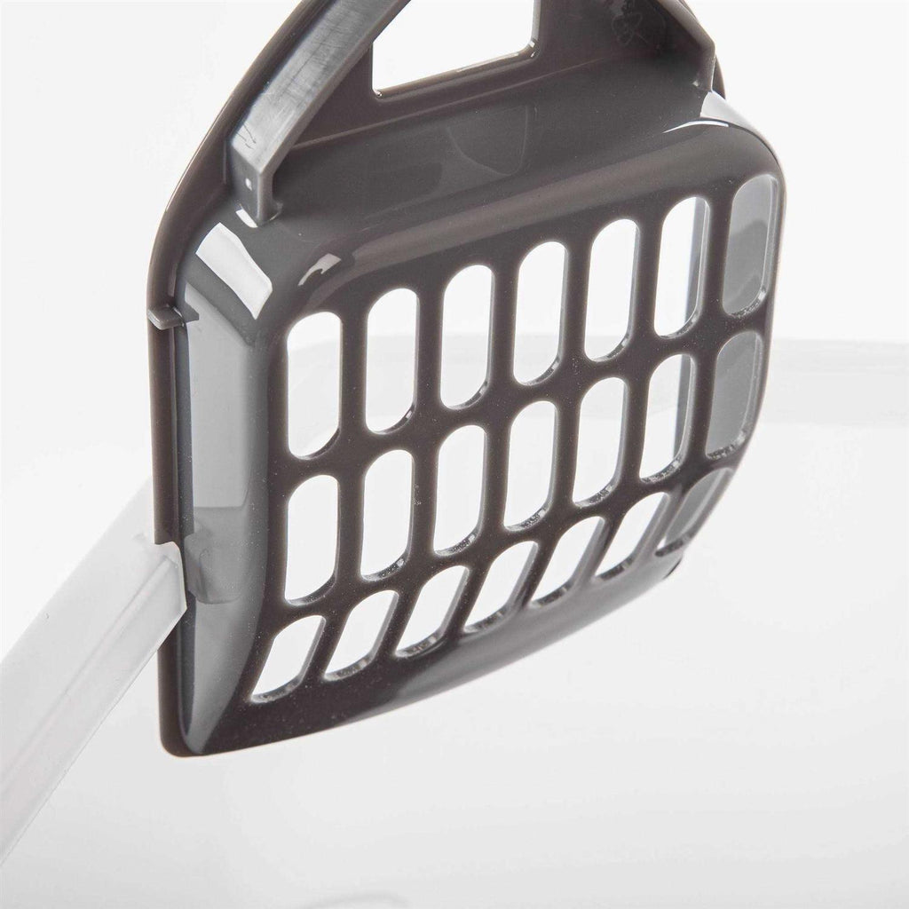 Open Top Cat Litter Box with Shield and Scoop N40570