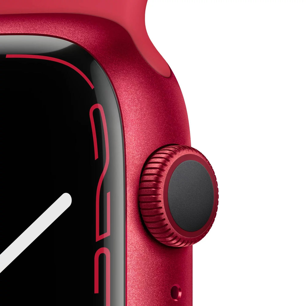 Red 45 mm Aluminum Case Smartwatch with Sport Band P6664