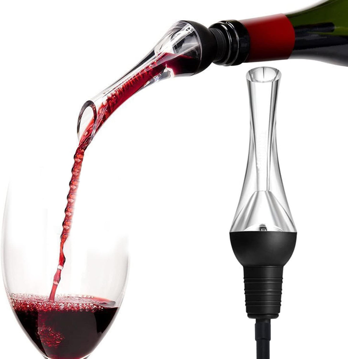 Wine Decanter Drying Stand with Cleaning Brush and Beads C3665