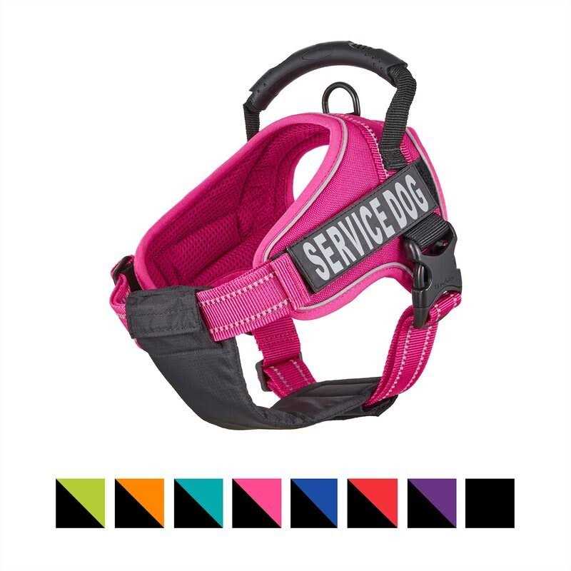 Service Dog Harness with Reflective Patches and Handle K616246
