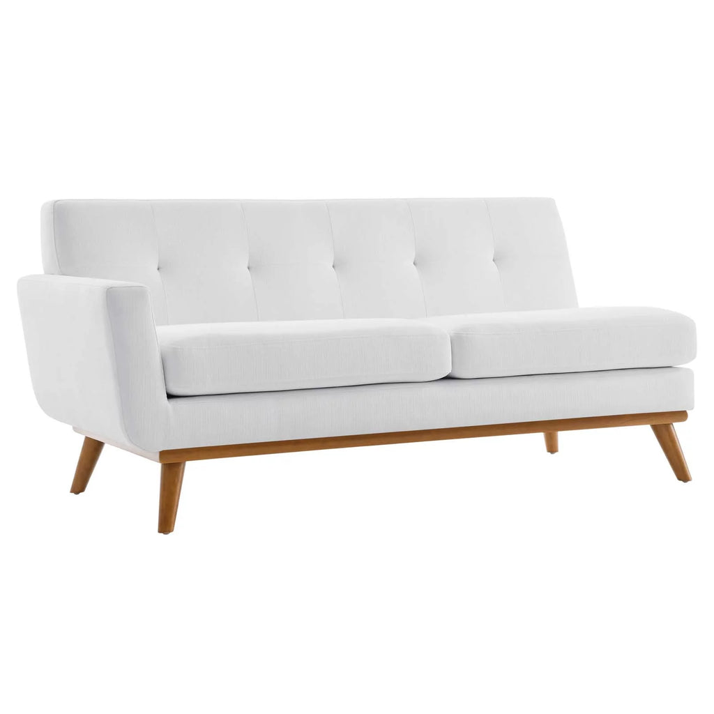 White Upholstered Sectional Sofa X279