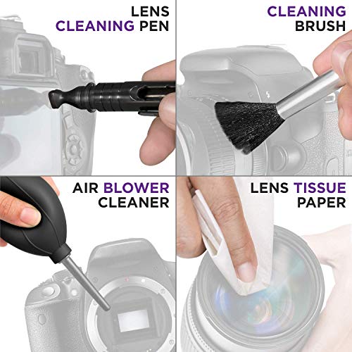 Camera Cleaning Kit with Case, Spray, Swabs, Blower, Brush, Tissue Paper P28538