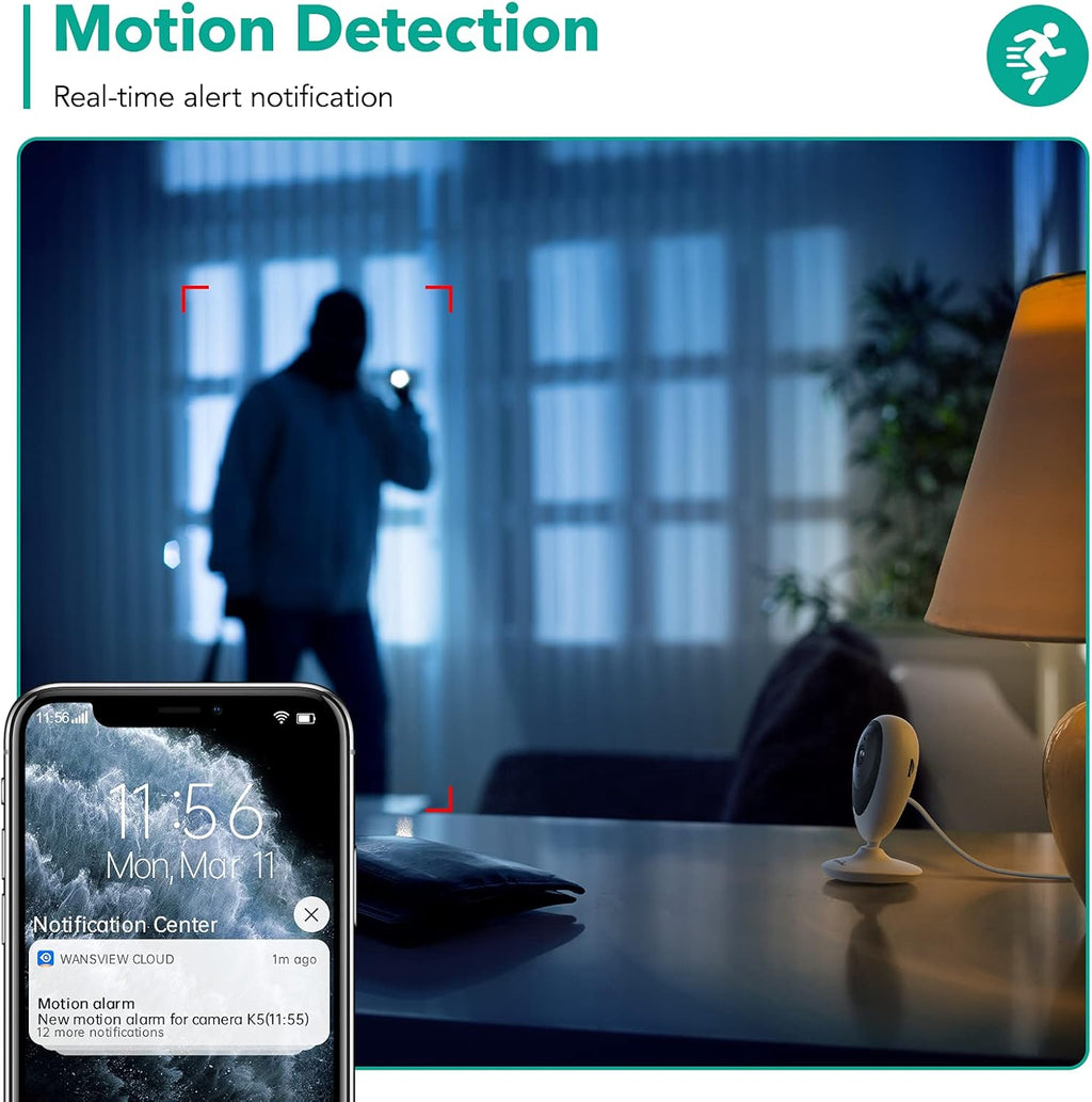 1080PHD WiFi Indoor Camera 4 Pack Q761