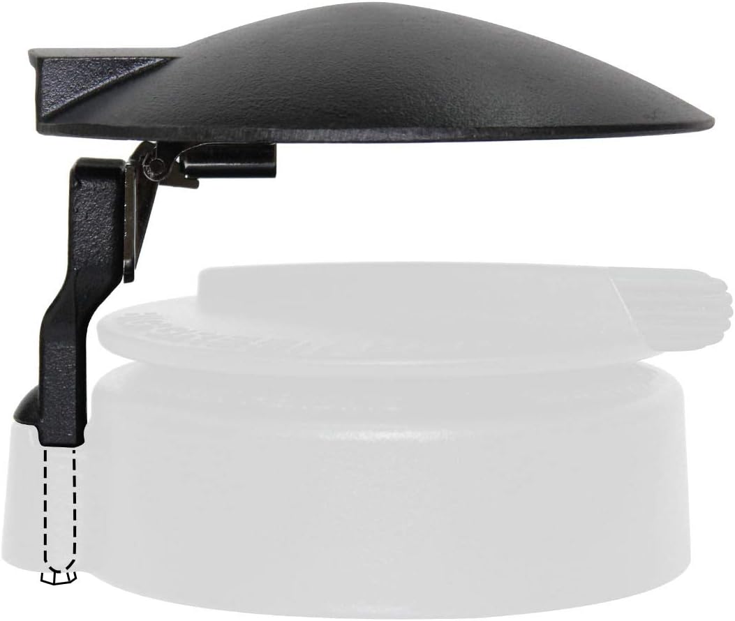 3 in 1 Cast Iron Cap with Daisy Wheel and Rain Cap W480