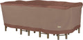 Water-Resistant 109 Inch Rectangular/Oval Patio Table with Chairs Cover S422741