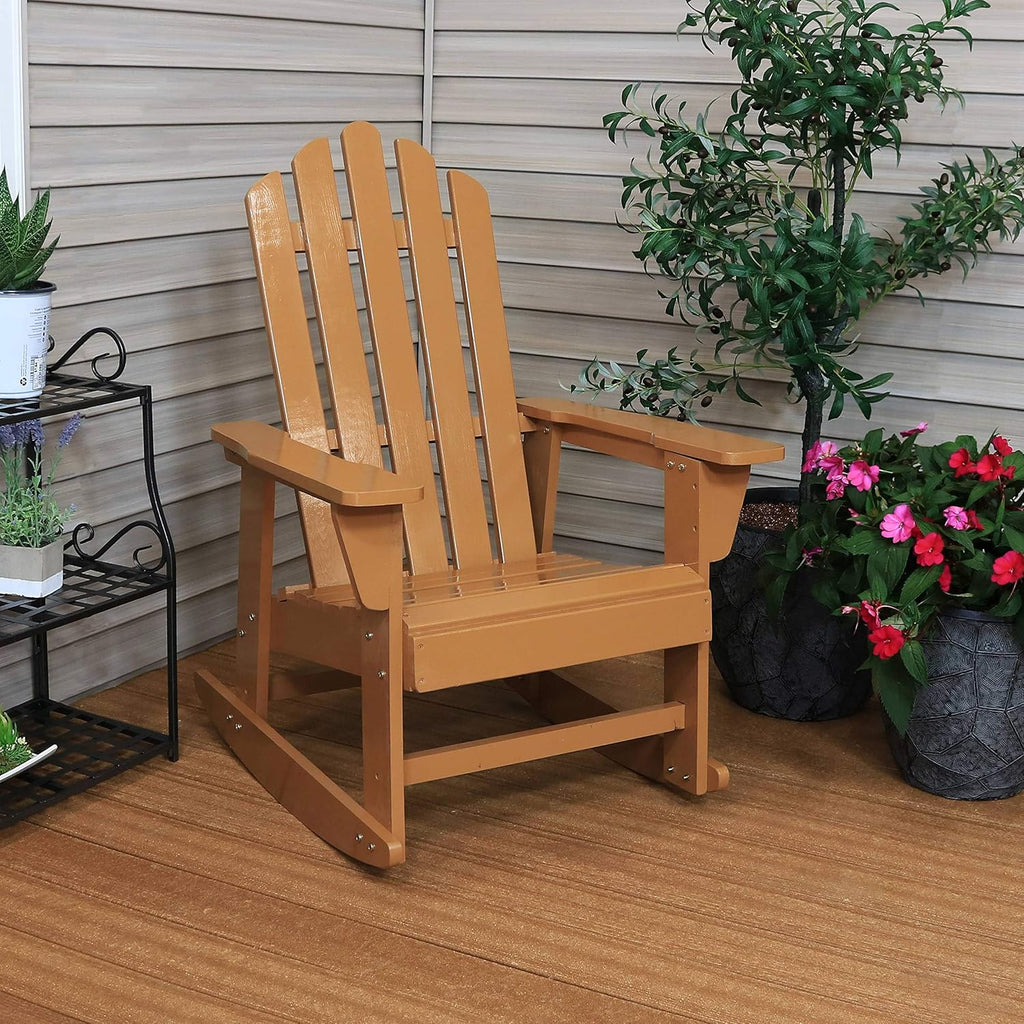 Adirondack Rocking Chair with Cedar Finish L13882
