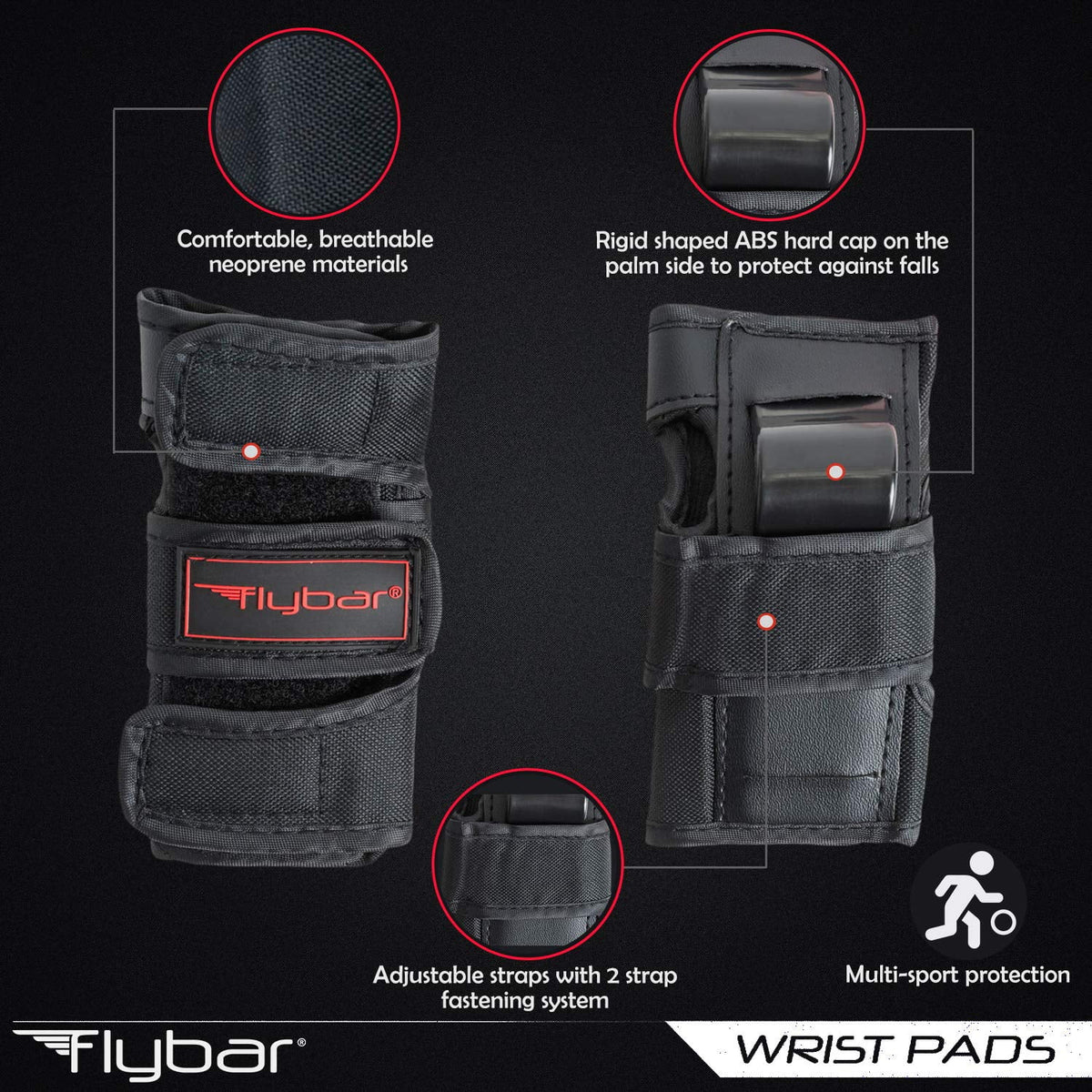 Kids Knee Pads and Elbow Pads Set with Wrist Guard X967325