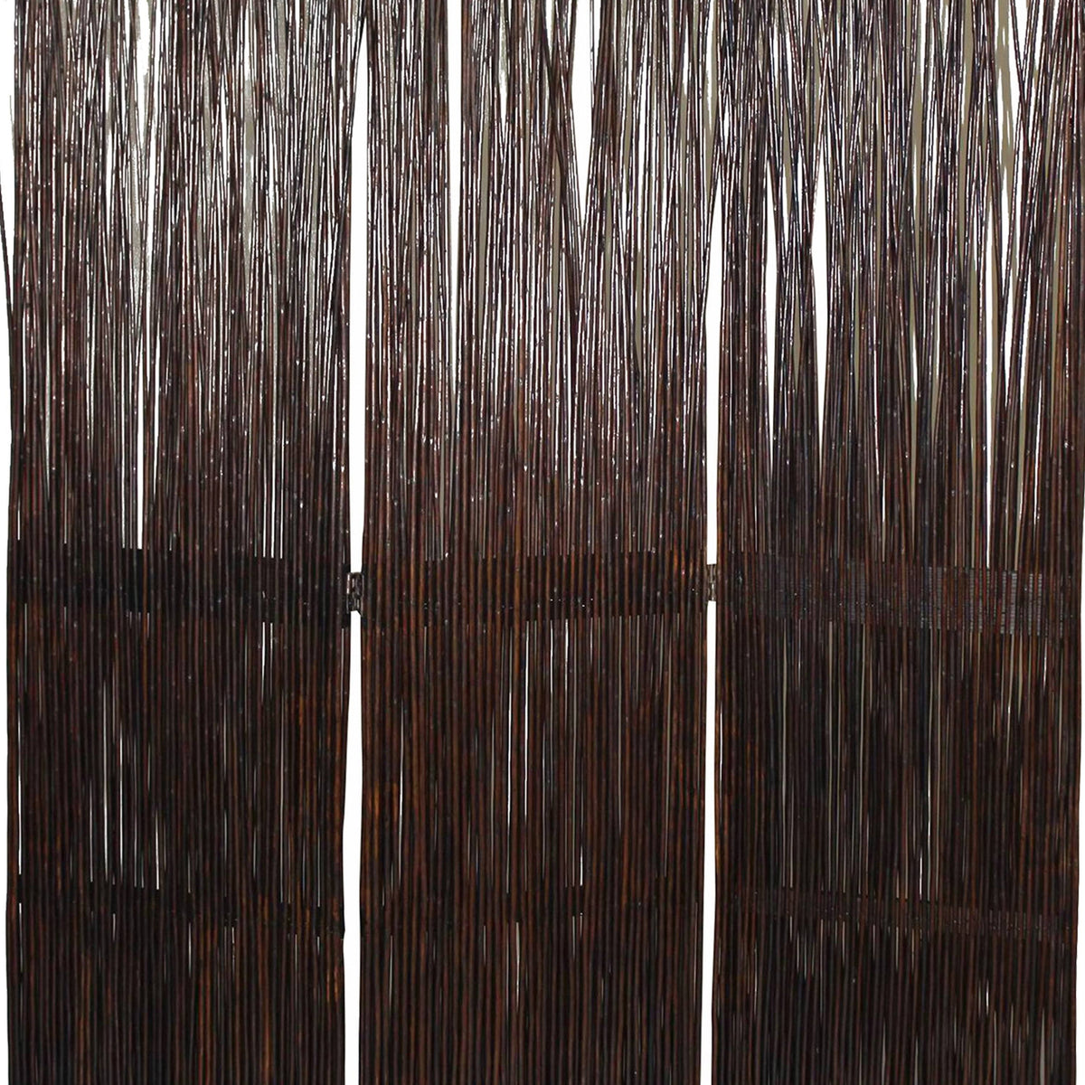 Brown Wooden 3 Panel Room Divider O9681