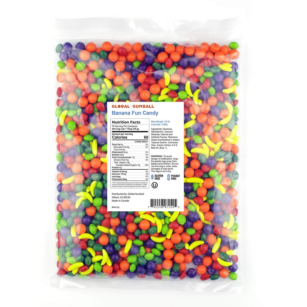 2 Lb Fruit Shape Hard Candy F54013
