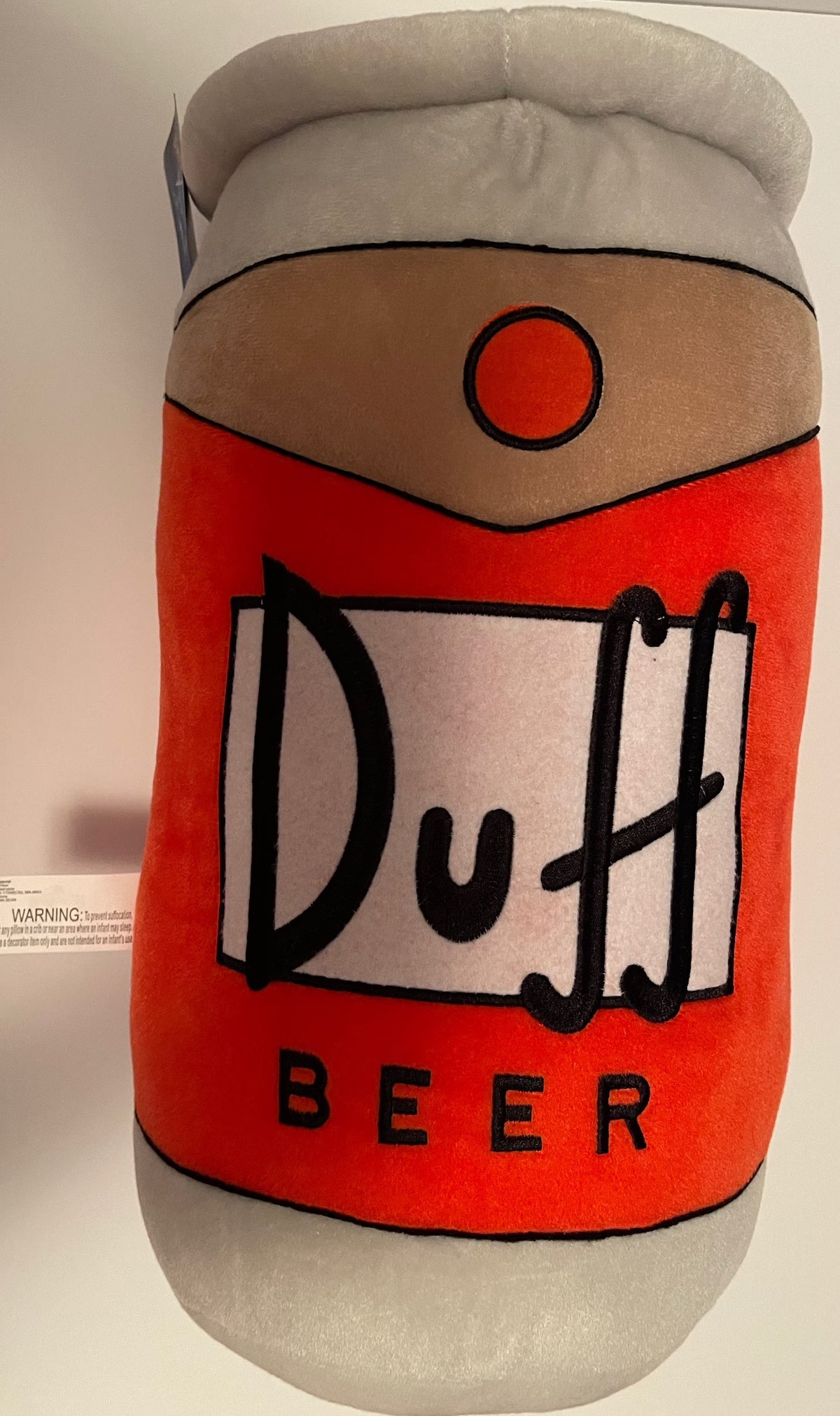 Duff Beer Can Plush Pillow K337