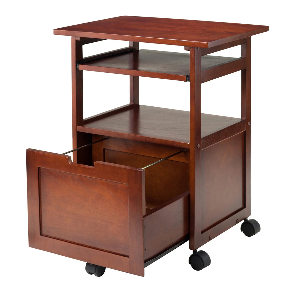 Wood Work Station with Keyboard Q36992