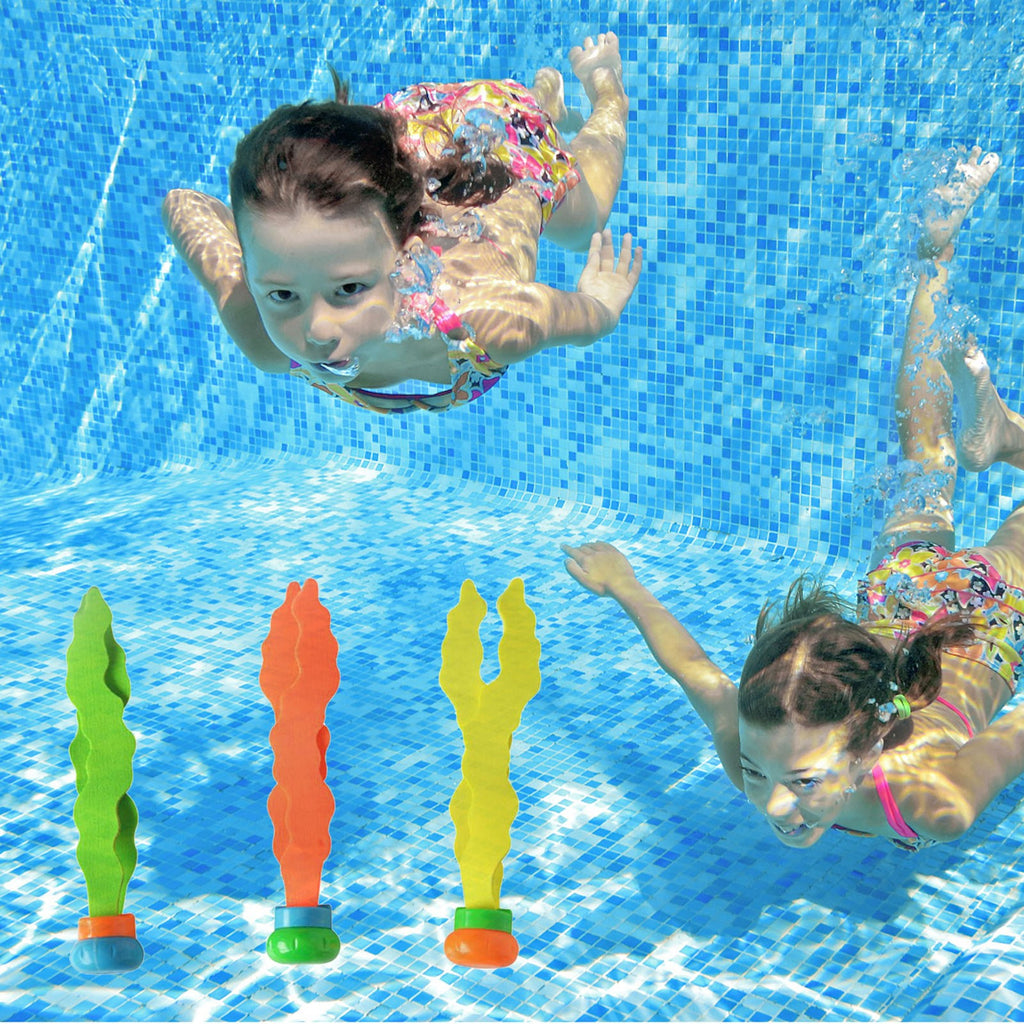 Pool Toys Underwater Swim Diving Toy Sets with Water Rings, Sticks, Octopus, Torpedo Bandits & Balls for Kids I877