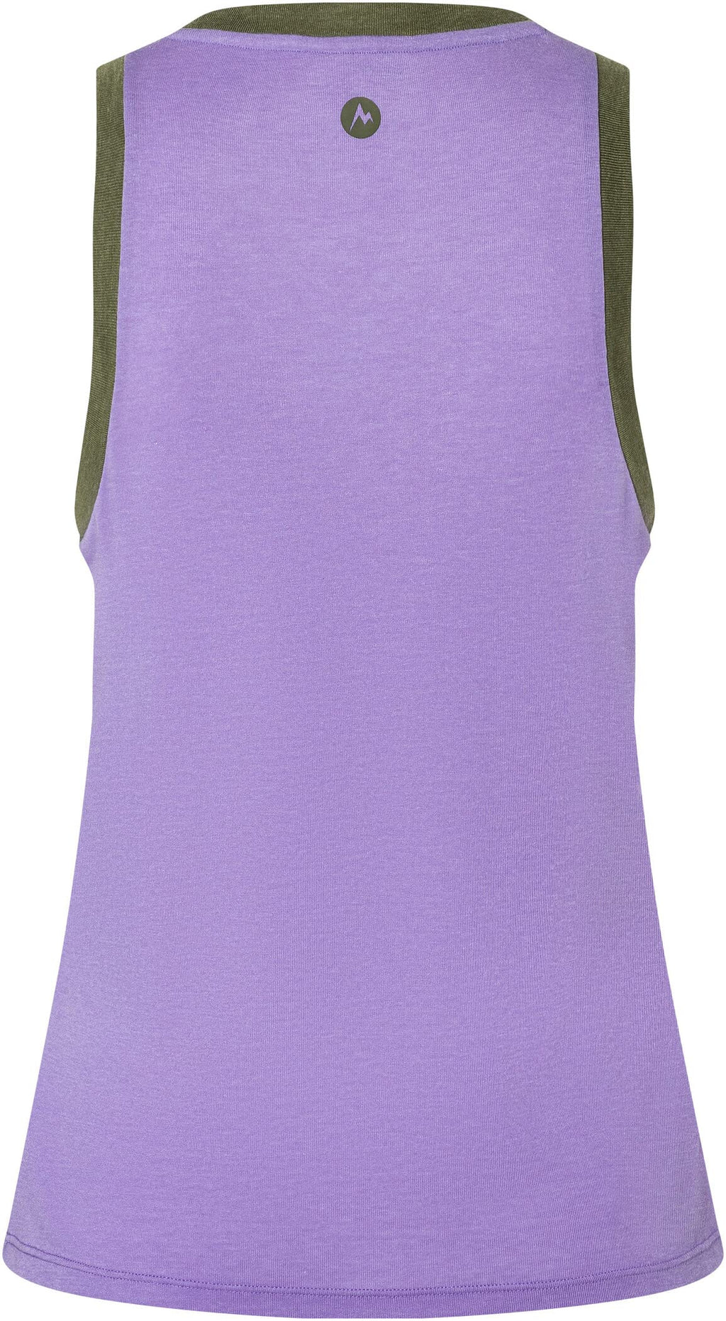 Purple Color Block Sleeveless Scoop Neck Tank Top Q576