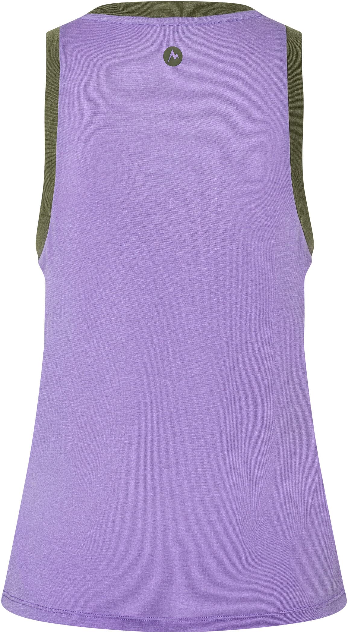 Purple Color Block Sleeveless Scoop Neck Tank Top Q576