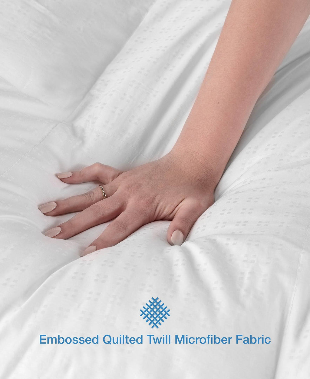 California King Mattress Topper with Cooling Gel Beads P193324