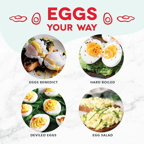 6 Egg Capacity Electric Egg Cooker Black S4316