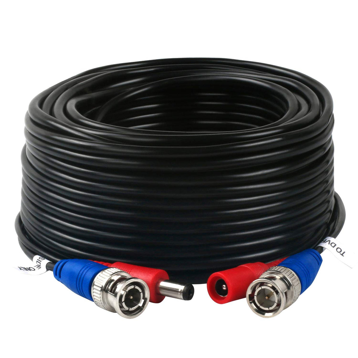 4 Pack 200 Feet BNC Video Power Cable Wire All-in-One Security Camera Wire with Connectors H183