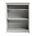 Grey Wood 3-Shelf Bookcase V446