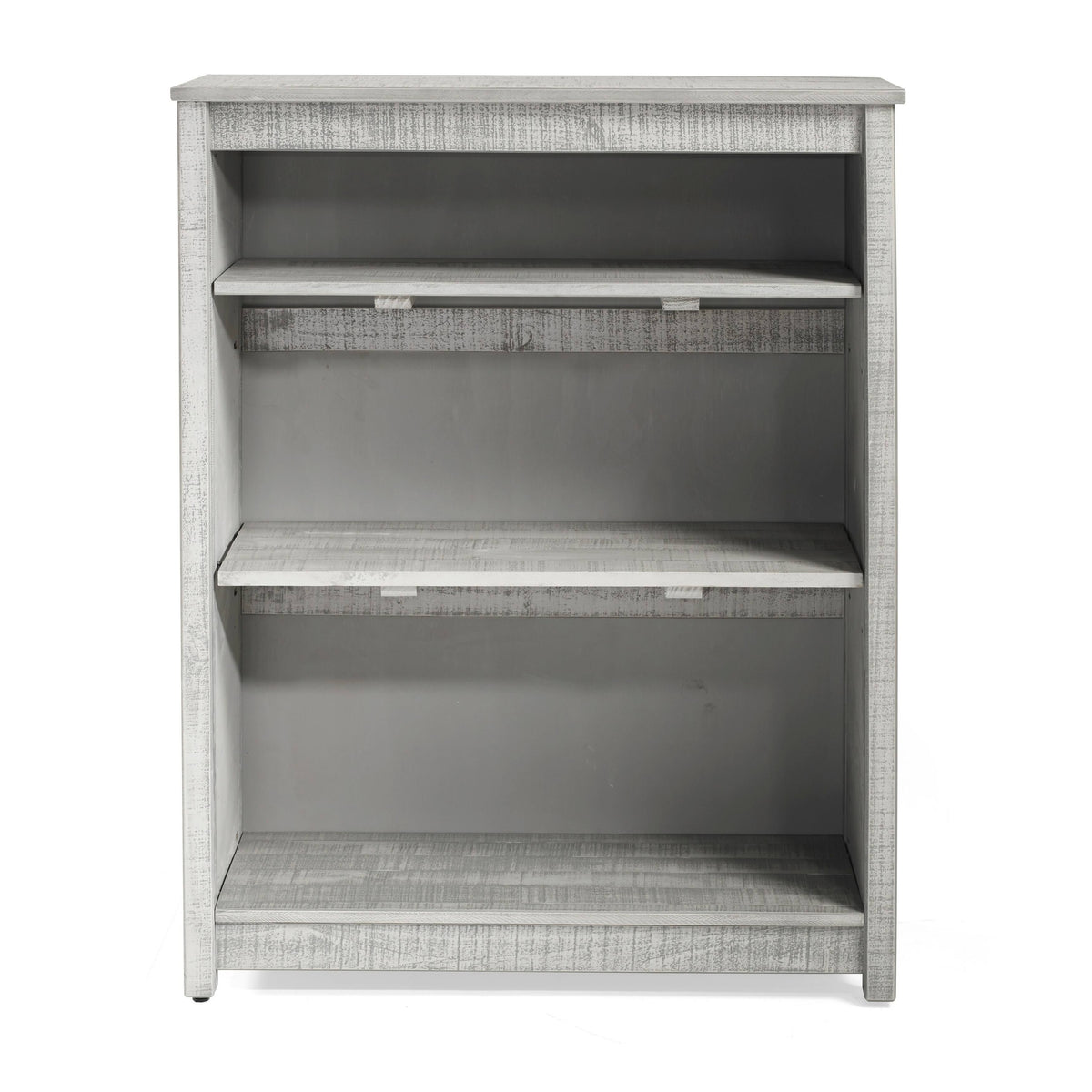 Grey Wood 3-Shelf Bookcase V446