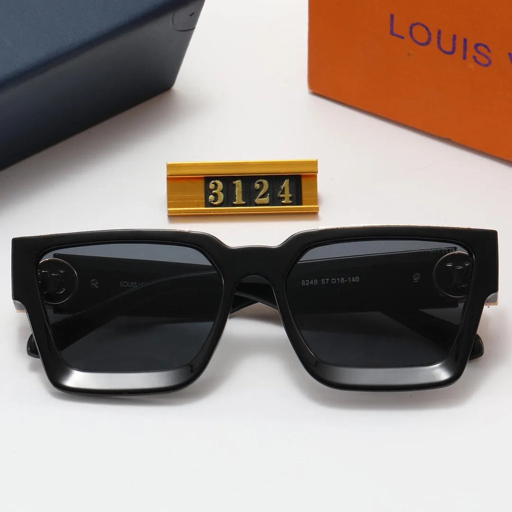 Fashion Letter Stitching Flat Glasses X18621