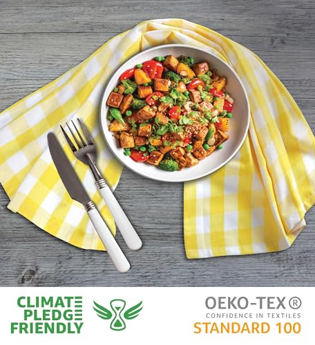 100% Cotton Kitchen Towels Set of 6 L4349