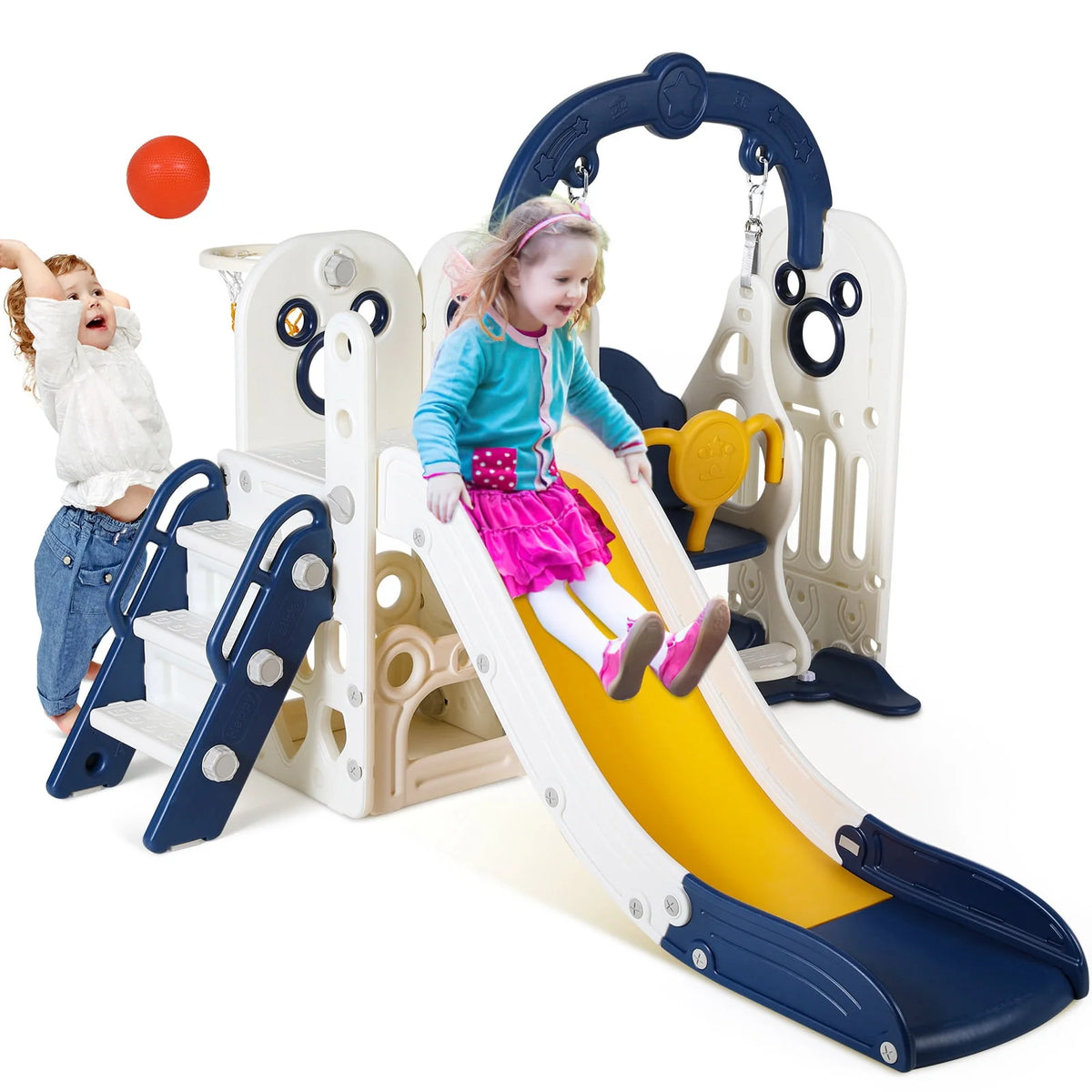 5 in 1 Toddler Swing and Slide Set A492