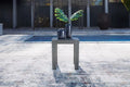 Charcoal Gray Outdoor End Table V24112