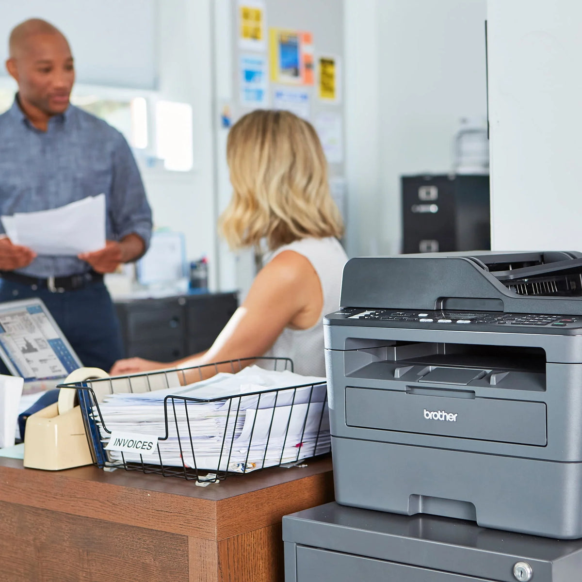 Restored Compact Laser All-in-One Printer, Wireless Duplex Printing A15314