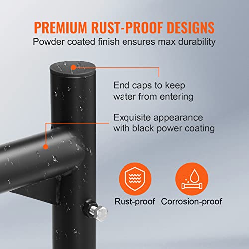 71in Aluminum Truck Rack with 8 Non-Drilling C-Clamps B85041