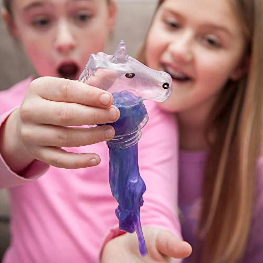 Unicorn Slime Kit with Fluffy Slime, Charms, Emoji Slime, Floam Beads, Glitter Add Ins DIY Slime Making Kit and Slime Accessories F990634
