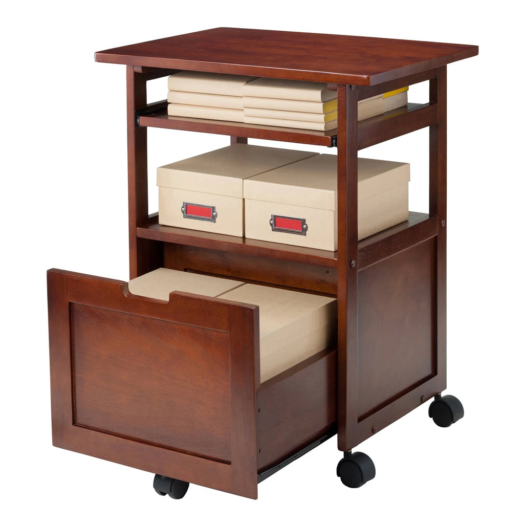 Wood Work Station with Keyboard Q36992