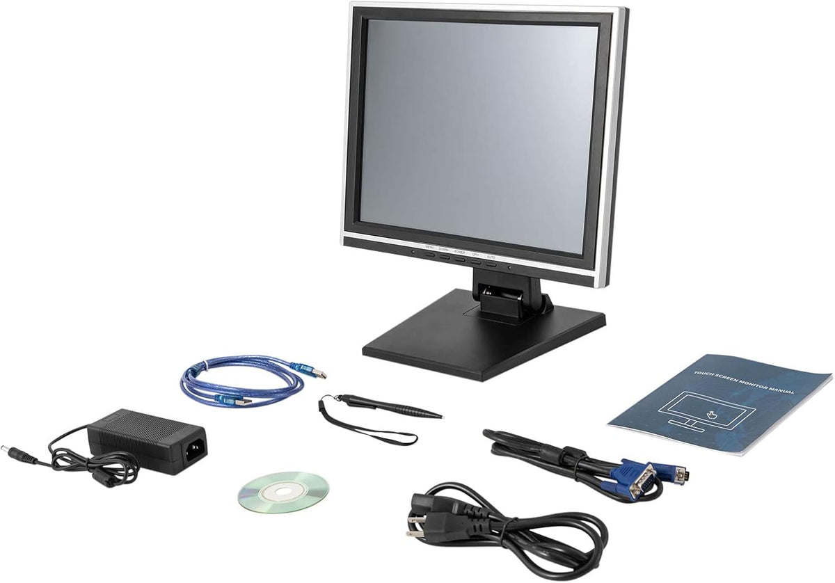 15" LCD Touch Screen Monitor with Adjustable Multi-Touch USB Interface M94404
