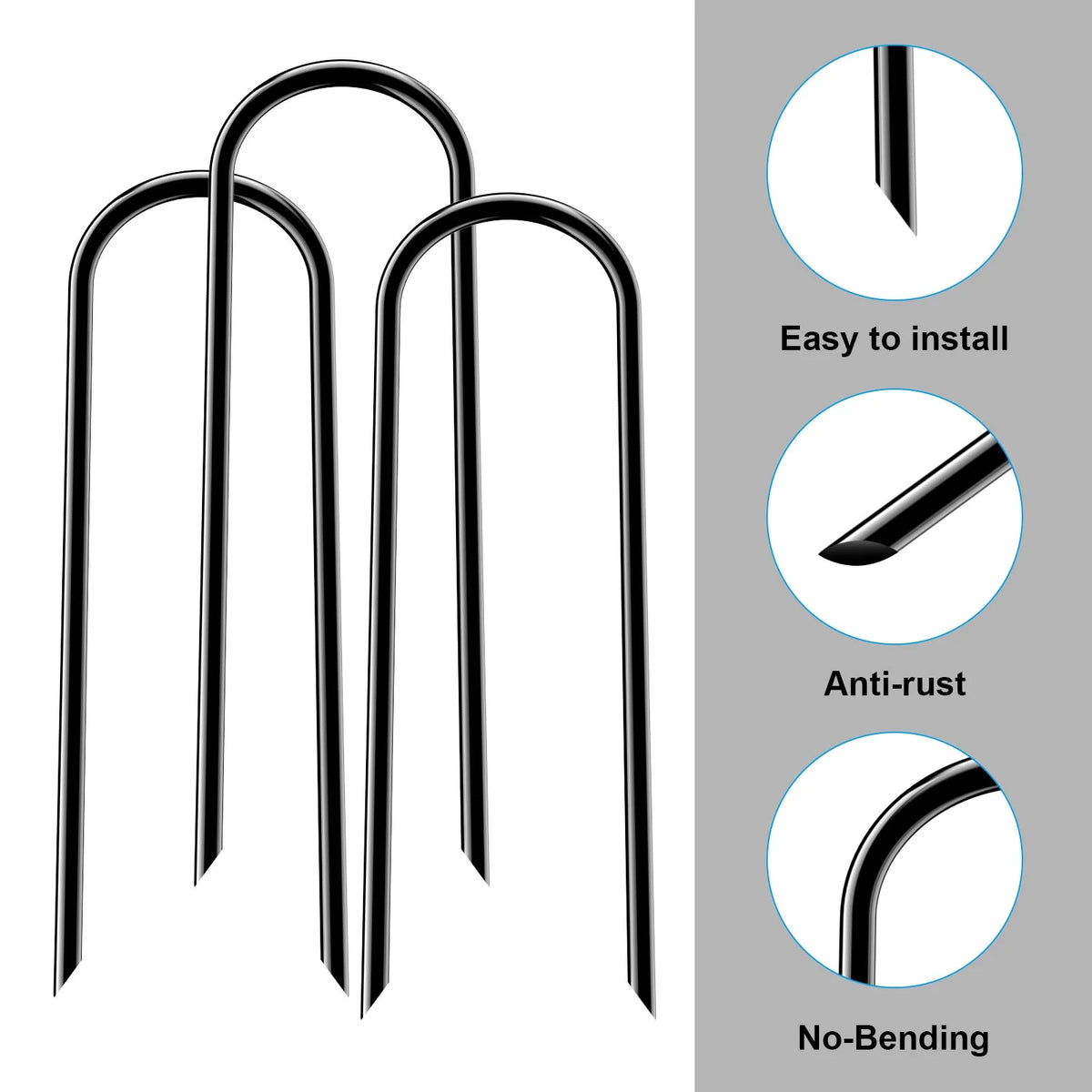 8 Pcs Heavy Duty Trampoline Ground Anchor D205910