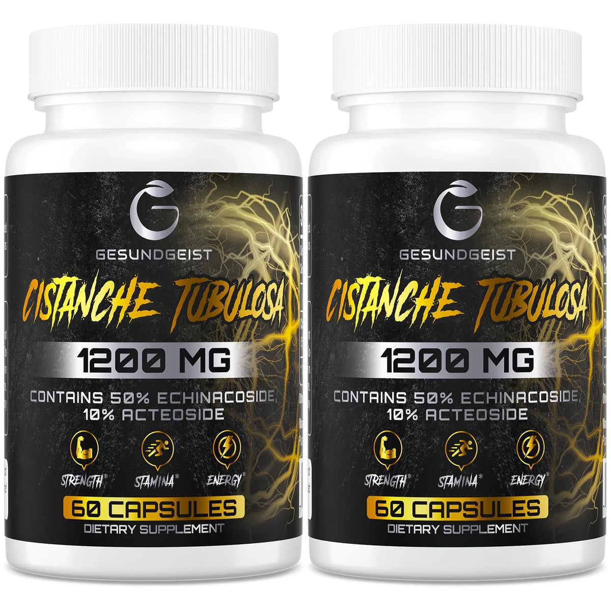 1200mg Cistanche Tubulosa Extract 50% Echinacoside 10% Acteoside Vegan Gluten Free Supplement K144963