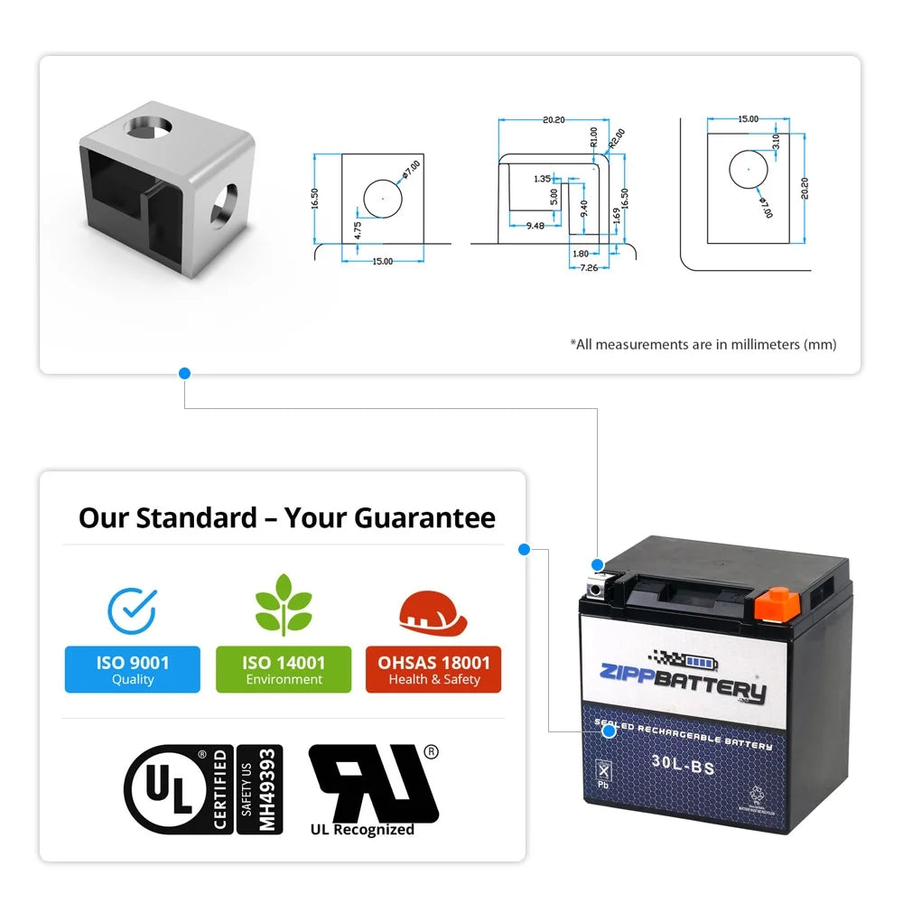 Motorcycle Battery W6488