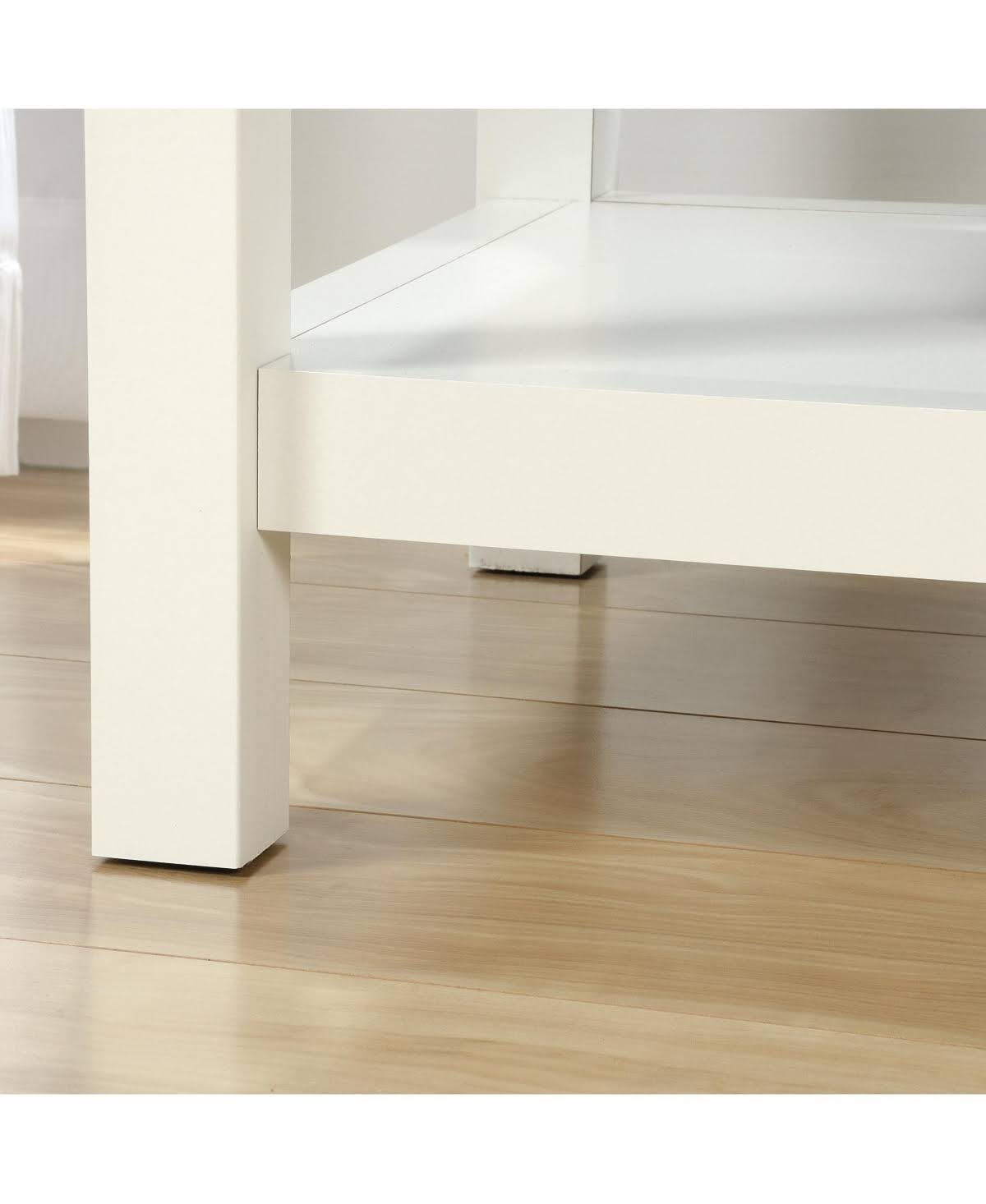 Soft White Storage Cabinet E201160