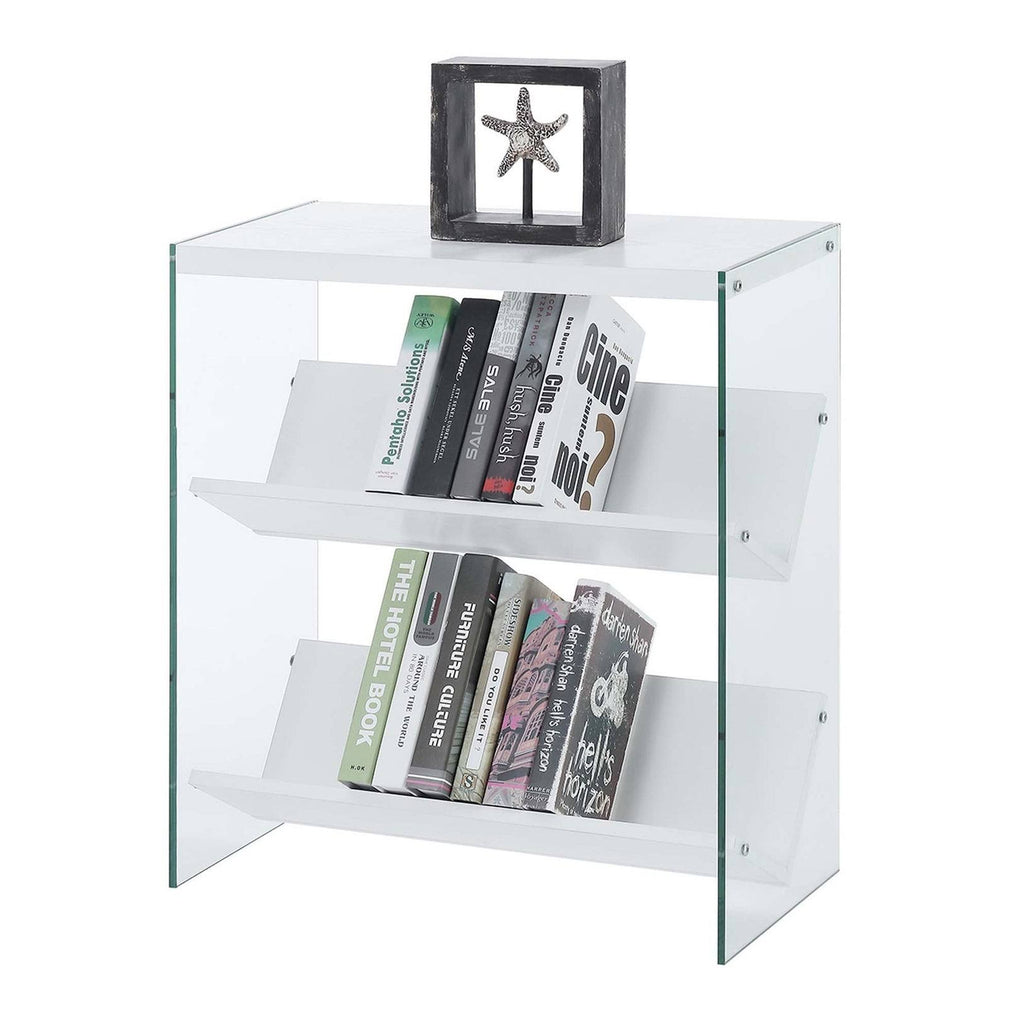 Glass/Wood Bookcase R6303