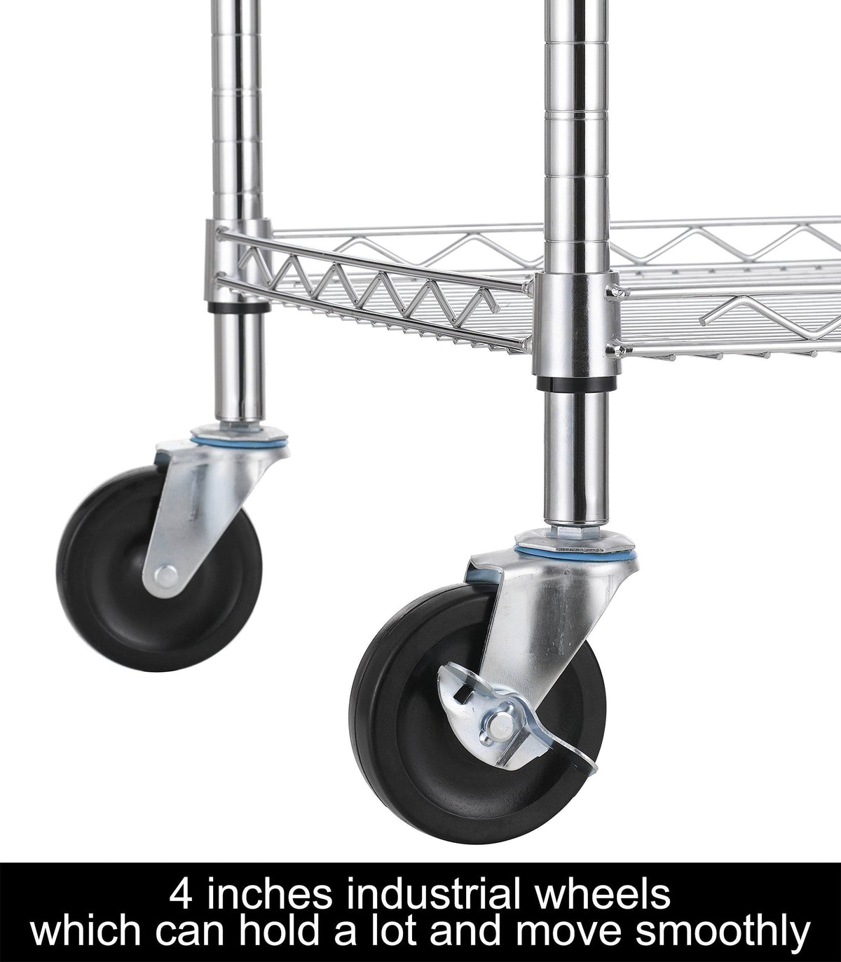 3 Tier Heavy Duty Utility Cart with Wheels Q3921