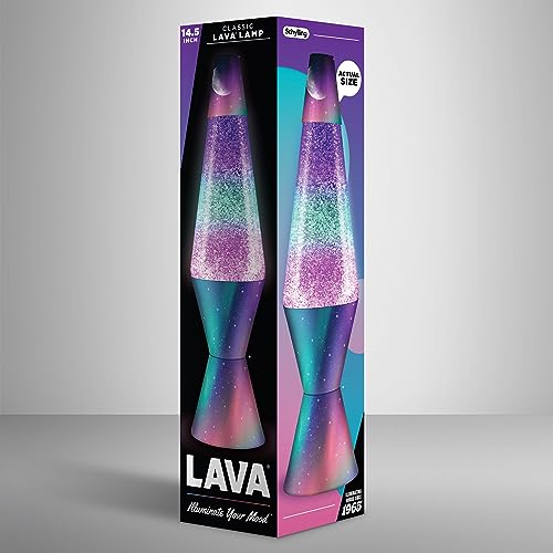 14.5" Silver Glitter Motion Lamp M960310