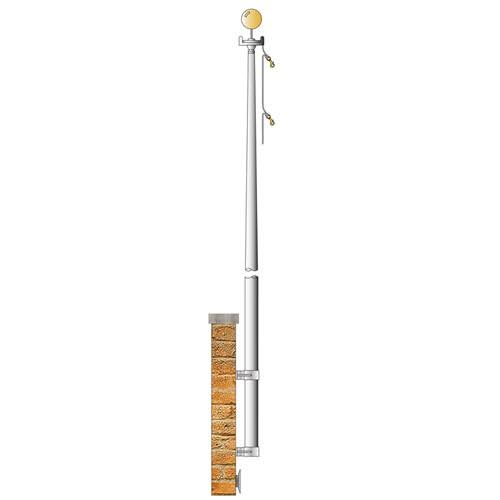 Vertical Wall Mount Flagpole T838