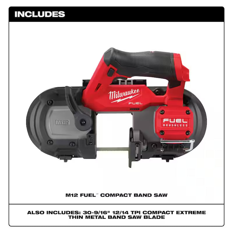 12V Cordless Compact Band Saw with Starter Kit J943