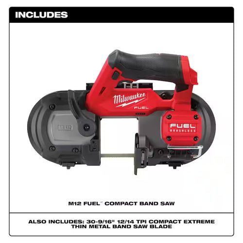 12V Cordless Compact Band Saw with Starter Kit J943